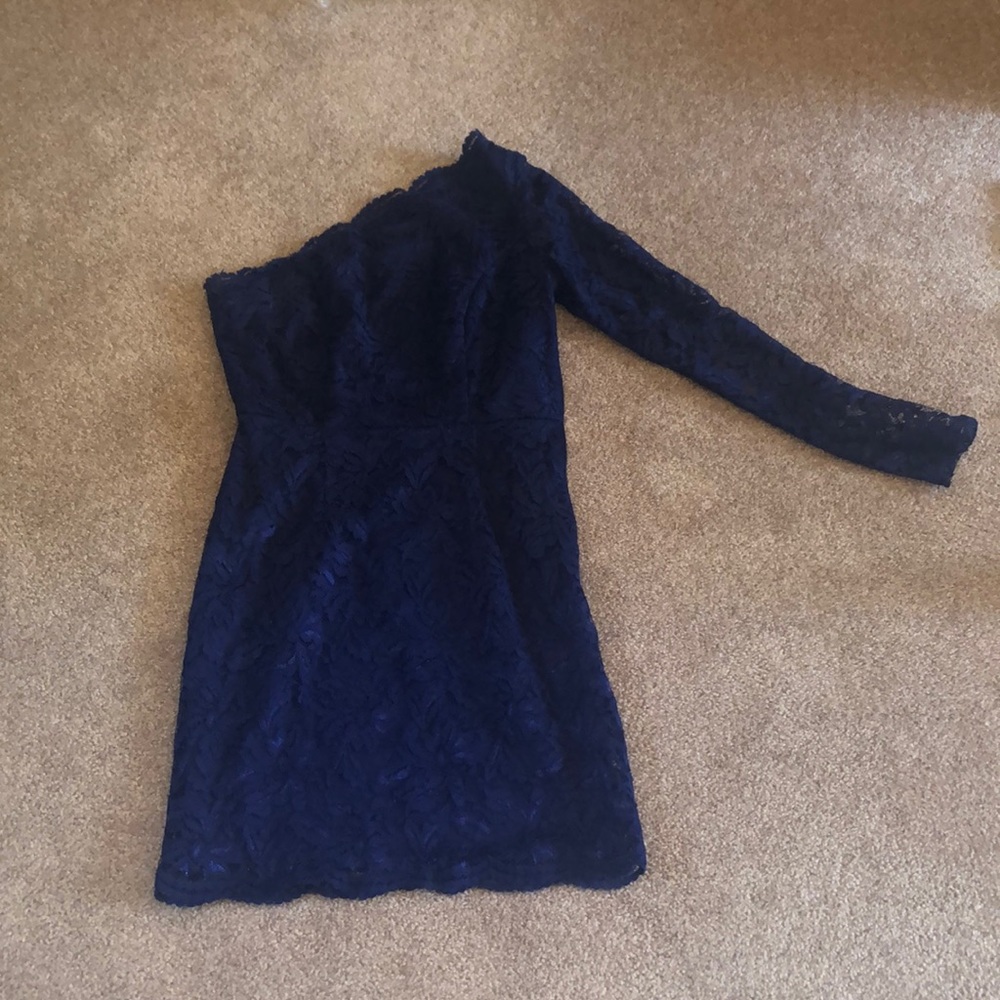 Navy Blue short Homecoming Dress